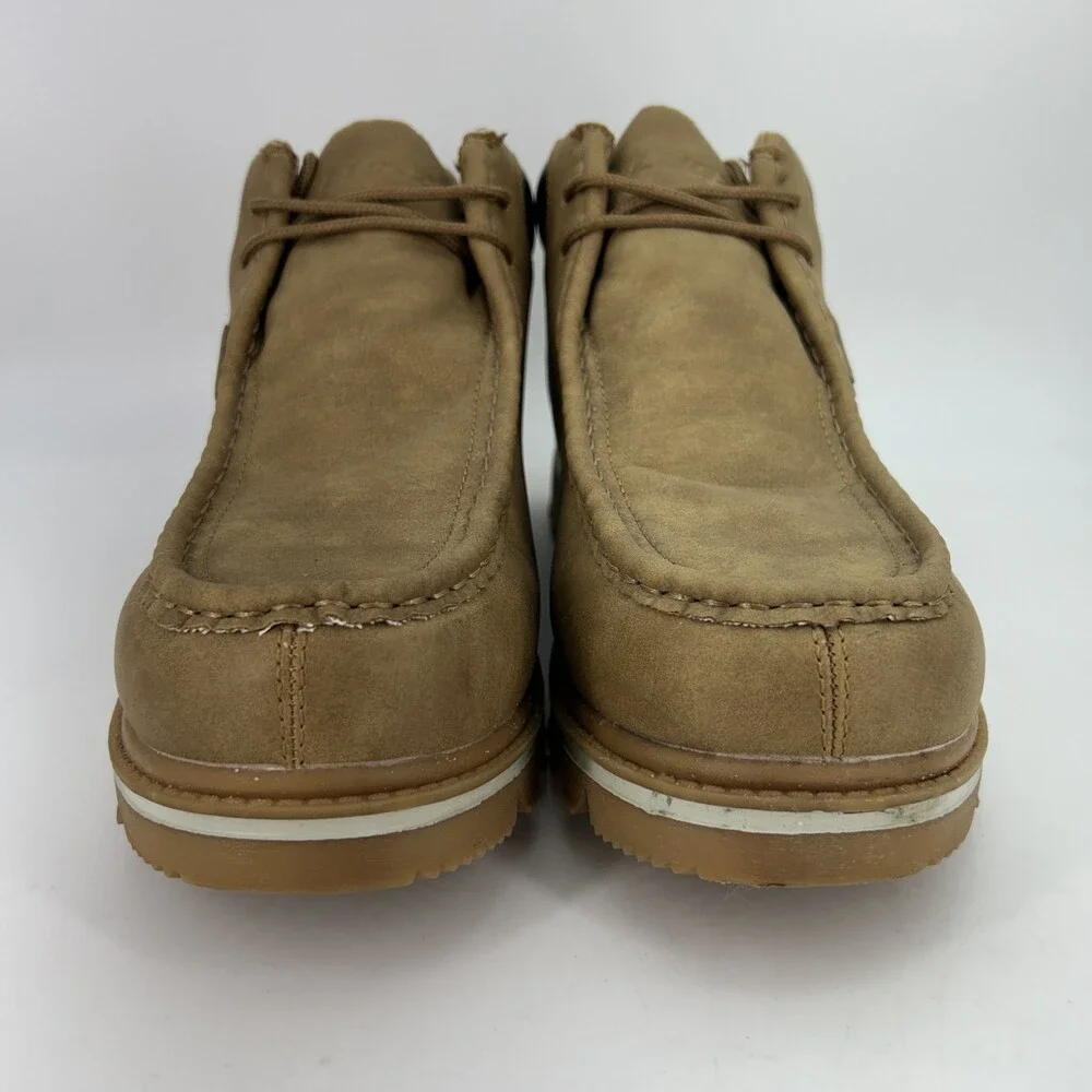 Lugz Chukka Boots Mens Size 12 Brown Ankle Synthetic Lace Up Casual Workwear